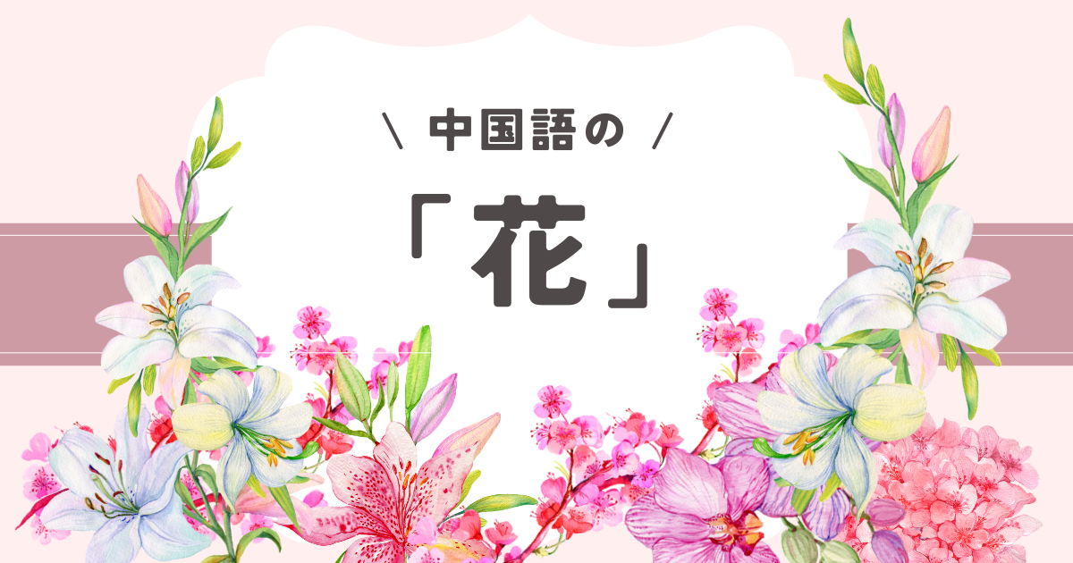 中国語の花の名前を表す単語を21個！愛の告白・感謝を伝えるときにおすすめの種類を紹介！