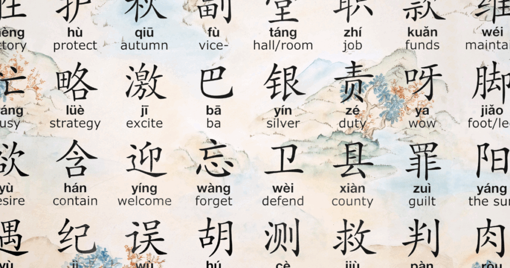 中国語の音節とは？