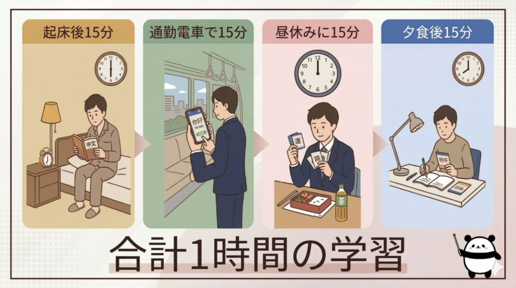  「1回15分」を、自分との約束にする